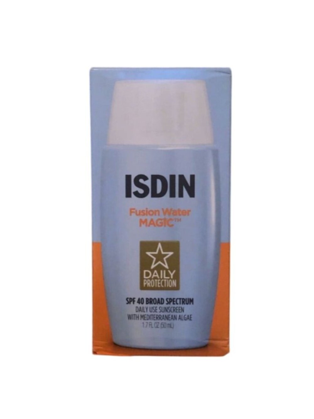 ISDIN Fusion Water Magic Ultralight Hydrating Daily SPF 40 Sunscreen 1.7oz/50mL